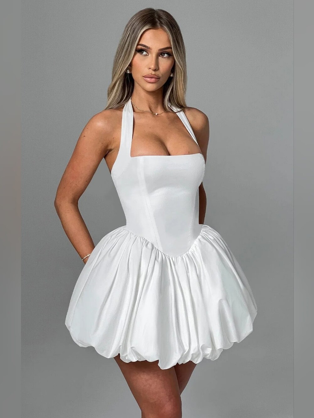 Minivestido Maricia - Marfil BABYBOO NWT $159